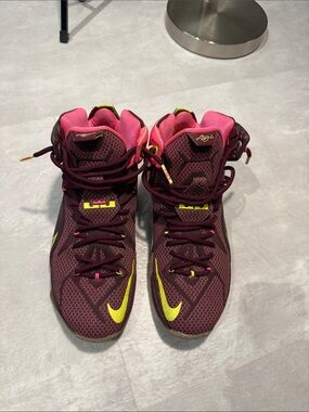 Nike LeBron 12 Double Helix Basketball Shoes Men’s Size 10 684593-607